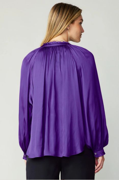 L-SLV Split Neck W/Self Tie | SALE | MSRP: $65 | 50% Off