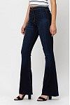 High Rise Dark Wash Super Flare