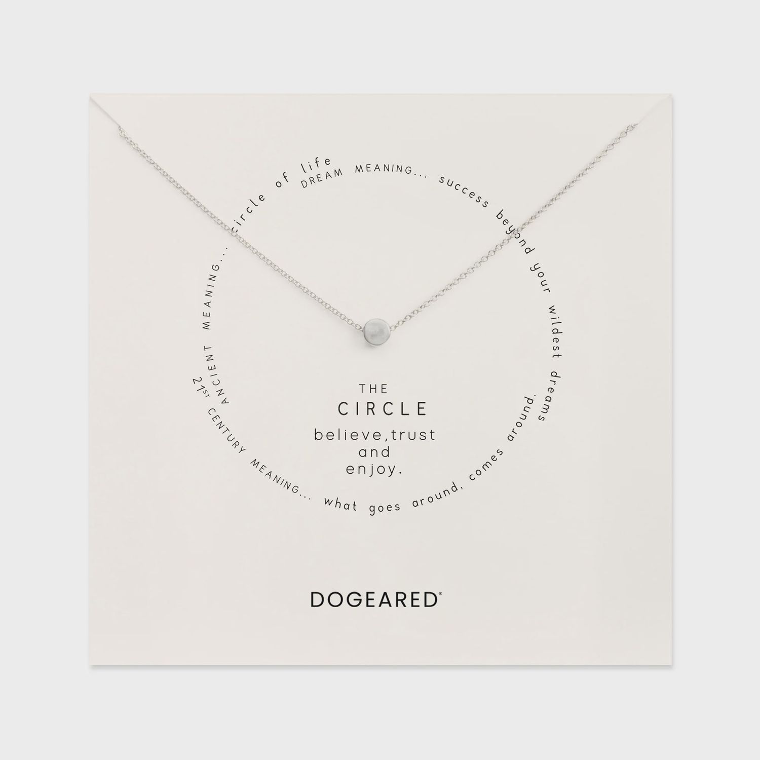 Circle necklace