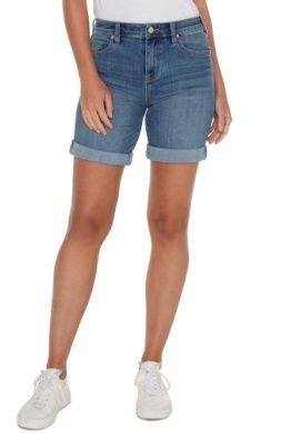Marley Girlfriend Short W/Roll Cuff Hem