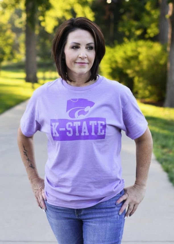 Kansas State Lav Tee