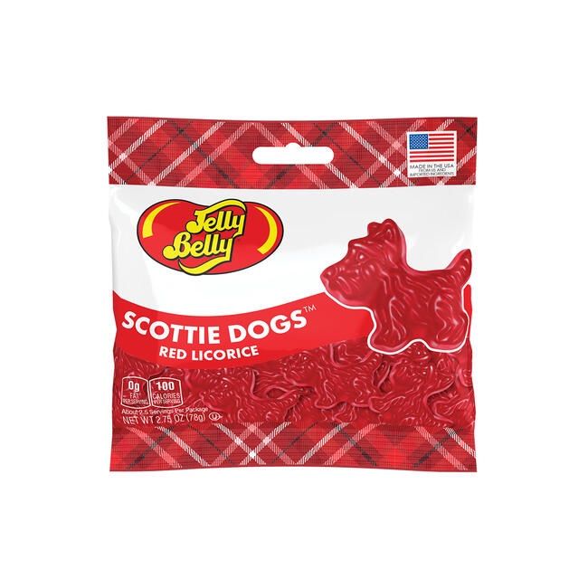 Scottie Dogs | 2.75 oz, Type: Strawberry Licorice