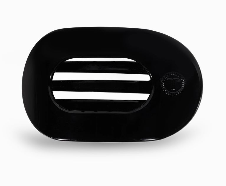 Medium Flat Round Clip, Color: Jet Black