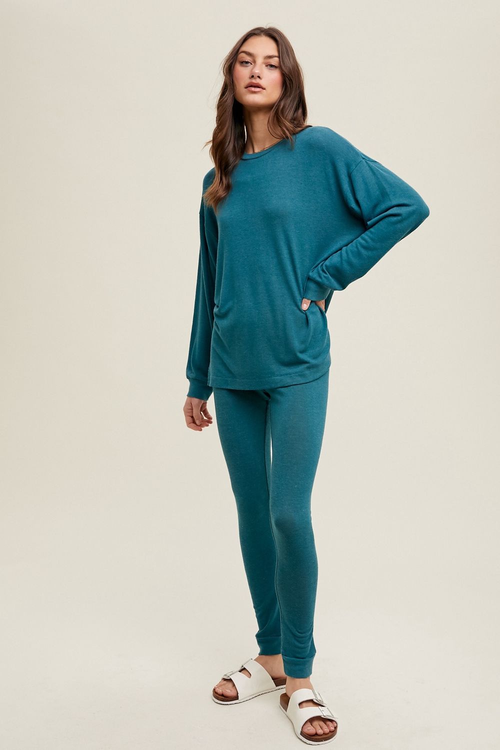Matching Slub Set Long Sleeve Top