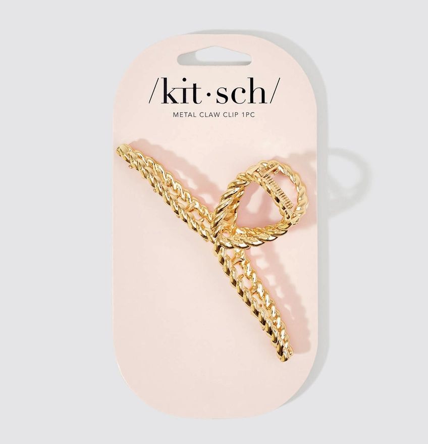 Metal Rope Claw Clip, Color: Gold