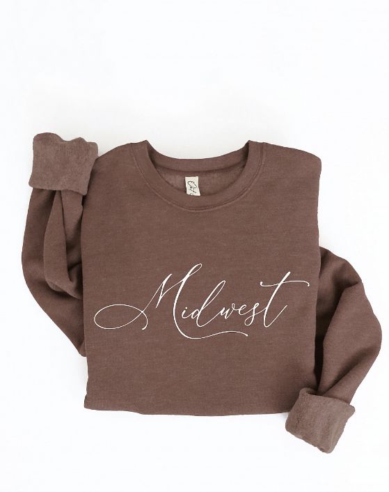 Midwest Cursive Graphic Sweatshirt
