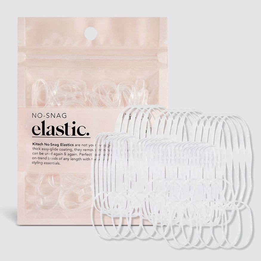 No-Snag Elastic 100 Pc | Clear