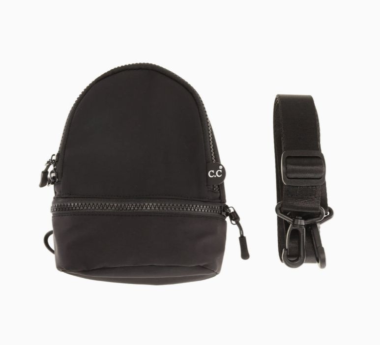Mini Sling C.C Bag, Color: Black