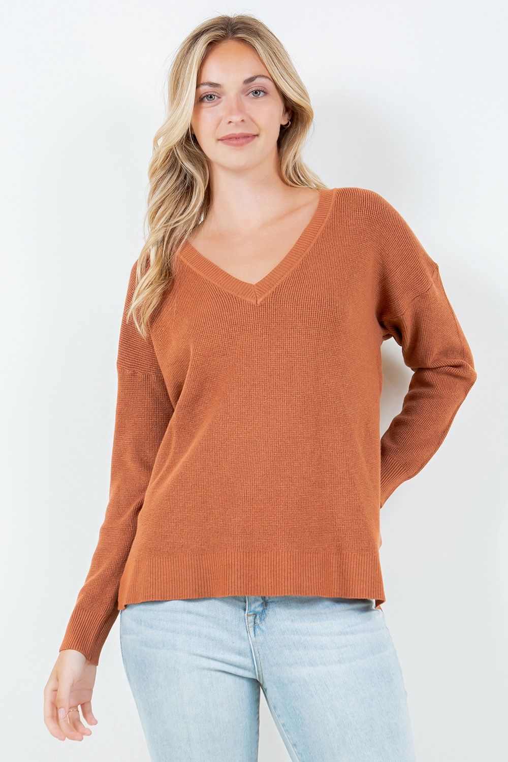 Waffle Knit Pullover - SALE - 20% Off - MSRP: $40