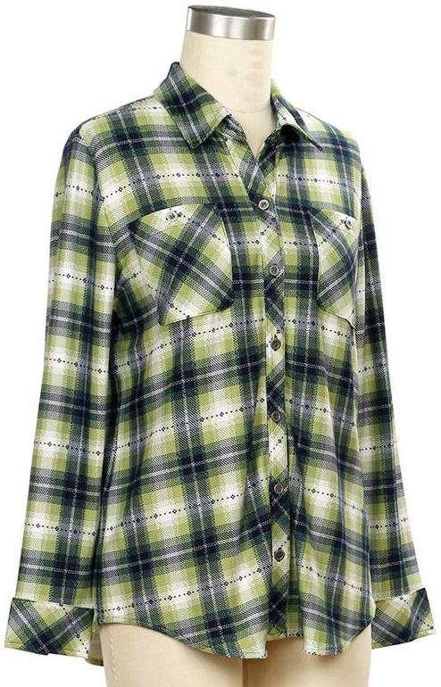 Indi-Glow Print Plaid Shirt