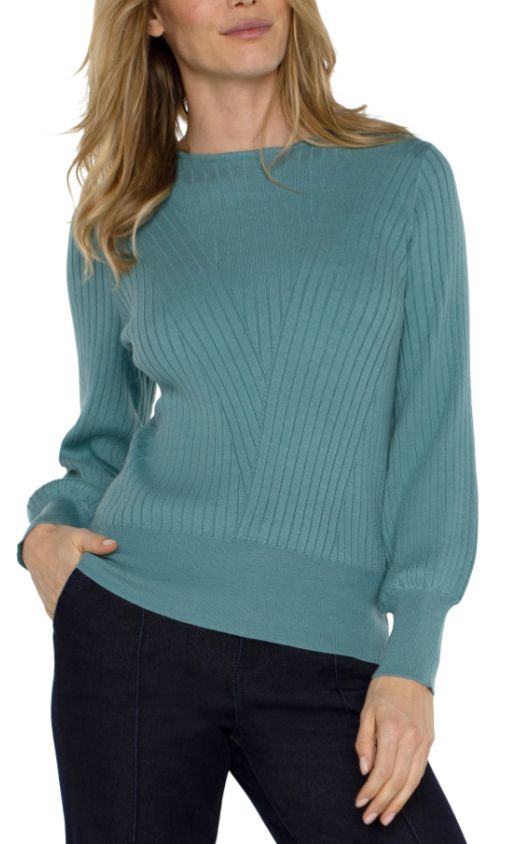 Crew Neck V Sweater
