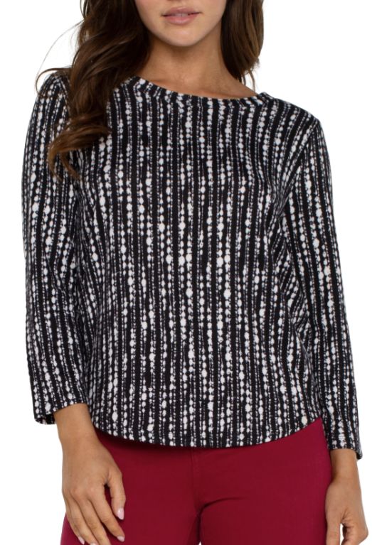 3/4 Sleeve Knit Top