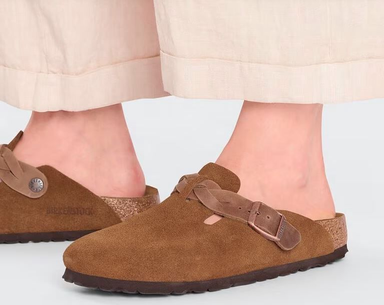 Boston Braided Suede Leather