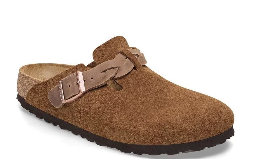 Boston Braided Suede Leather, Size: 37/6-6.5, Type: Mink Suede, Width: Medium/Narrow