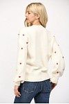 Sweet Heart Embroidered Sweater