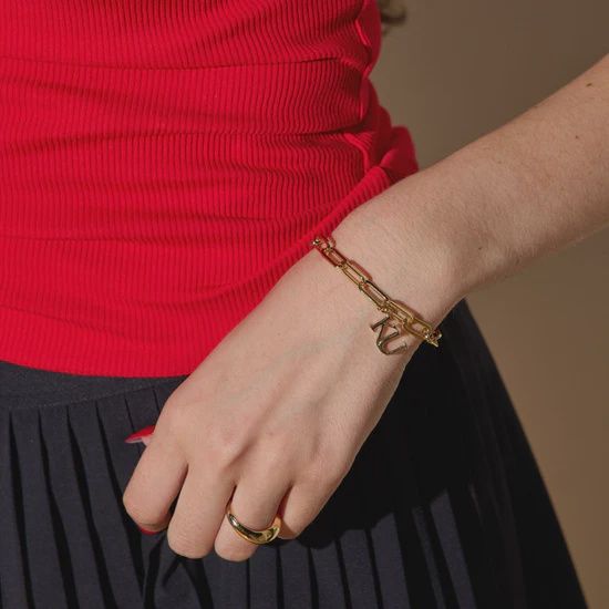 University of Kansas Charm Bracelet