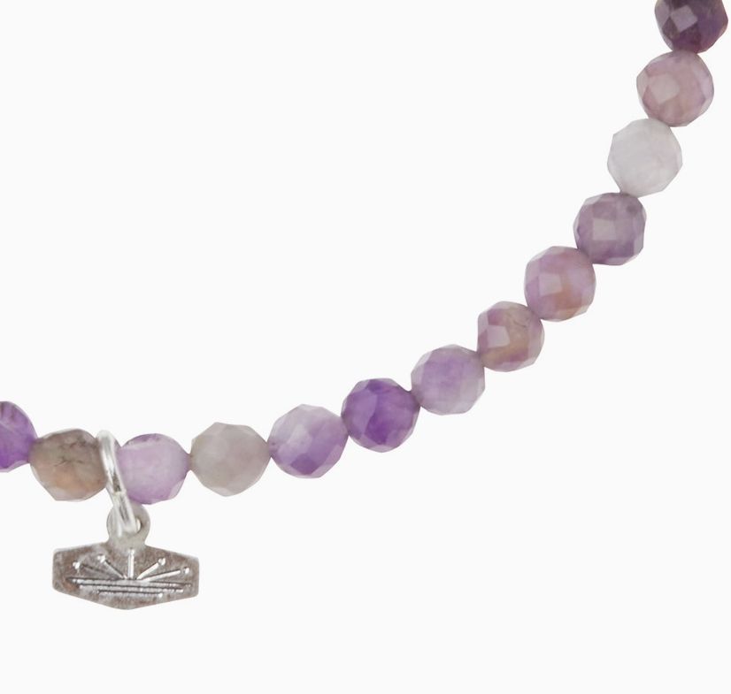 Mini Faceted Stone Stacking Bracelet
