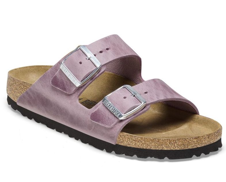 Arizona Oiled Leather, Size: 38/7-7.5, Type: Lavender, Width: Medium/Narrow