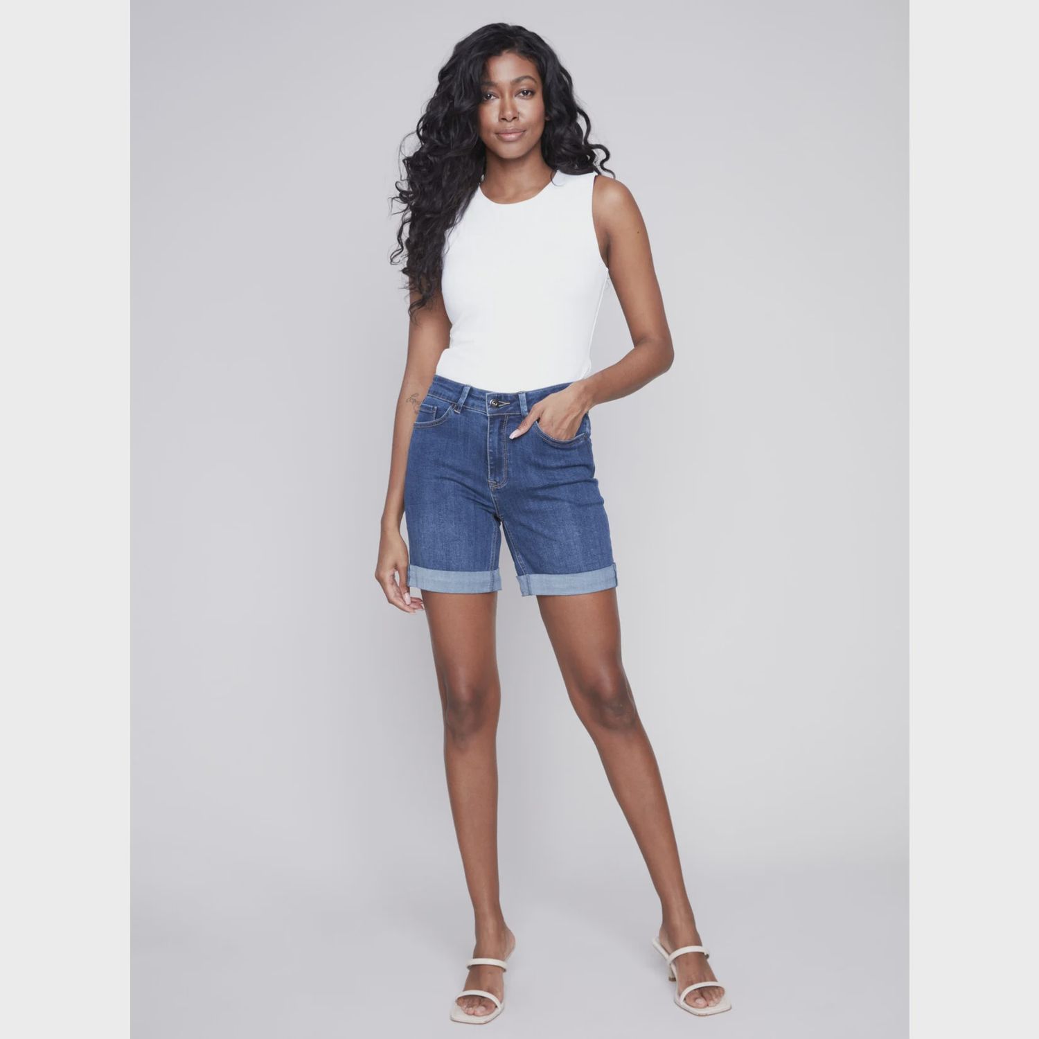 Roll Up Cuff Shorts