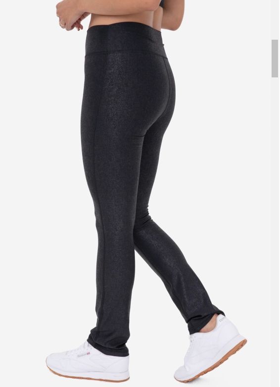 Faux Leather Foil Bootcut Leggings