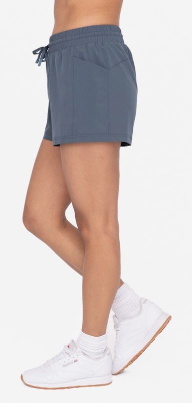 Drawstring Pocket Athleisure Shorts