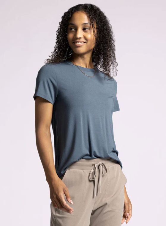 Nikkie Tee, Size: Small, Color: Dark Spruce