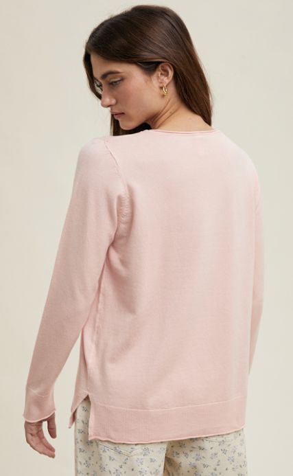 Lightweight Boat Neck Sweater