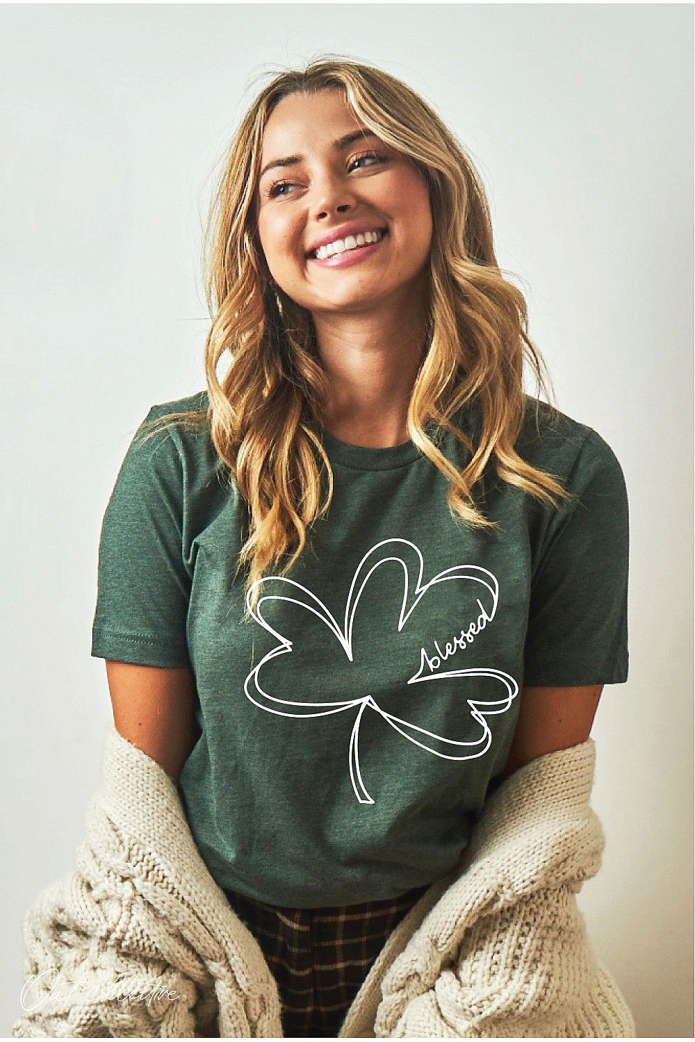 Blessed Clover Graphic T-Shirt
