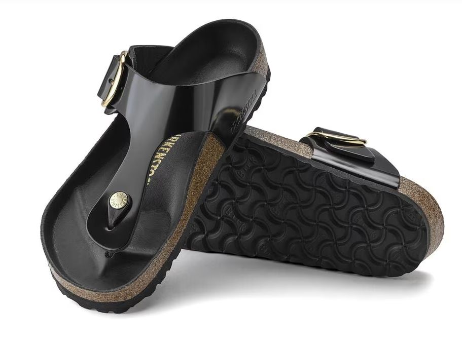 Gizeh Big Buckle Natural Leather Patent