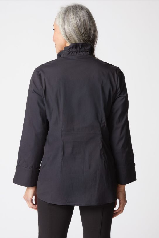 Perfect Travel Sculpted Collar Shirt