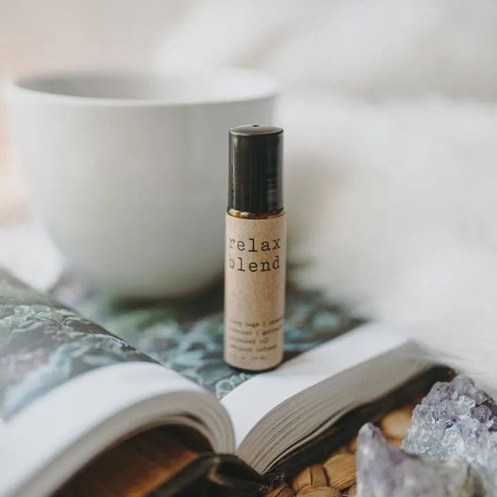 Relax Roller | Made with Essential Oils + Amethyst Crystals