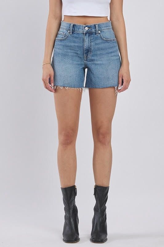 Cora Relaxed Mid Rise Cut Off Shorts