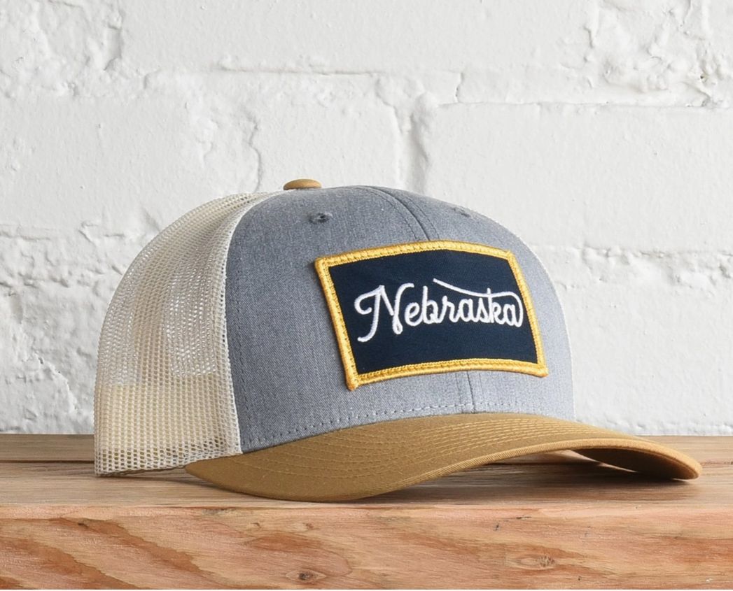 Nebraska Script Snapback Hat, Color: Birch/Cream-Richardson 115