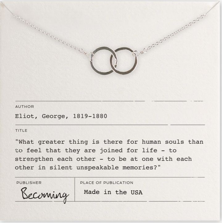 Joined For Life Necklace, Color: Sterling Silver