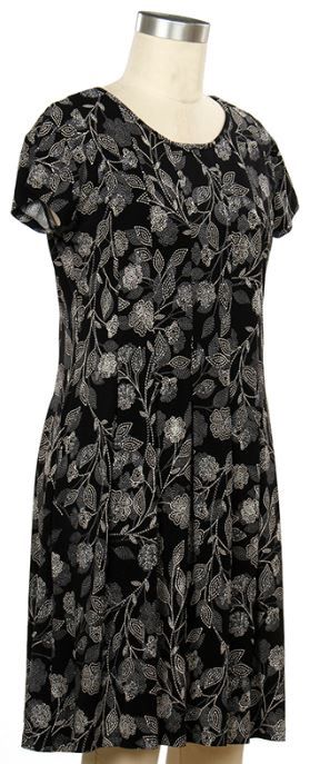 Cap Sleeve Coraline Print Dress