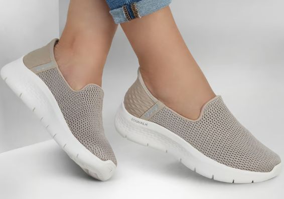 Skechers Slip-ins: GO WALK Flex - Relish, Size: 7, Color: Taupe/Blue
