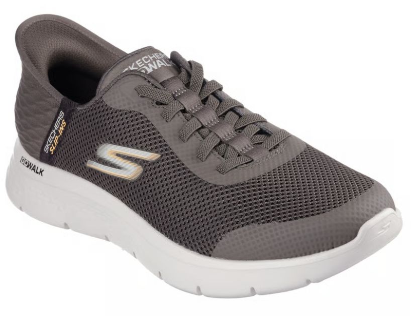Skechers Slip-ins: GO WALK Flex - Hands Up, Size: 9, Color: Brown
