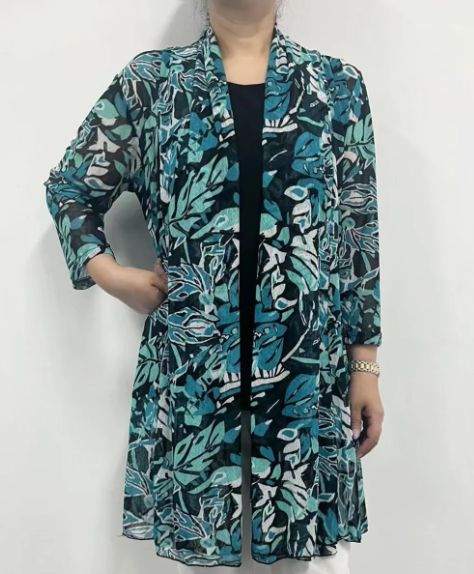 Printed Cardigan