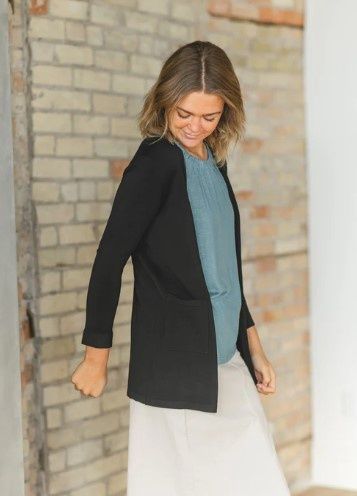 Cally Open Front Cardigan