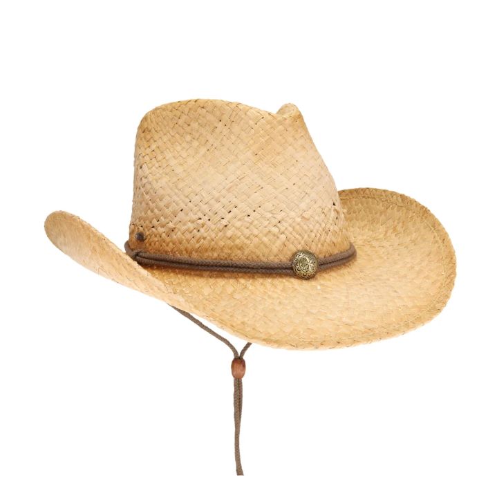 Cimarron Cowboy Hat, Material: Raffia
