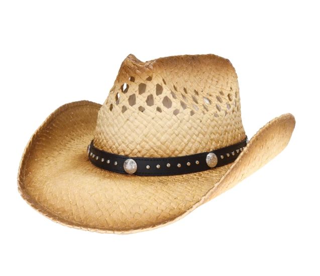 Tyler Cowboy Hat, Material: Raffia