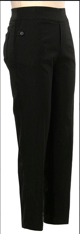 Bengaline Button Pocket Pant, Color: Black, Size: 6