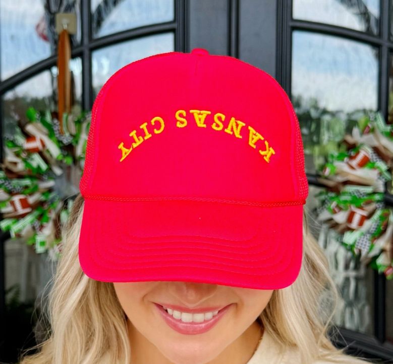 Kansas City Trucker Hat, Color: Red