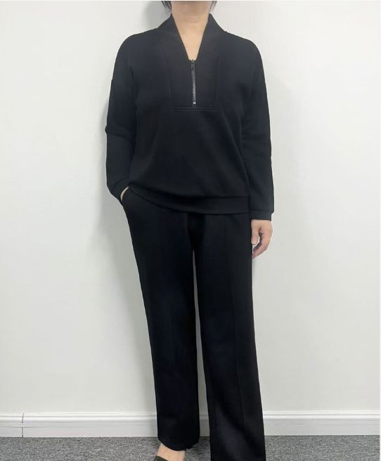 Cloudknit Half-Zip Pullover, Color: Black, Size: Small