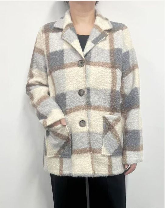 Soft Plaid Jacket