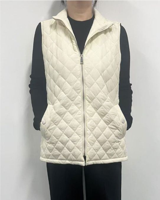 Marshmellow Vest, Size: Small, Color: Cream