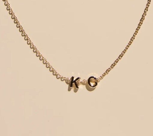 KC Initial Necklace