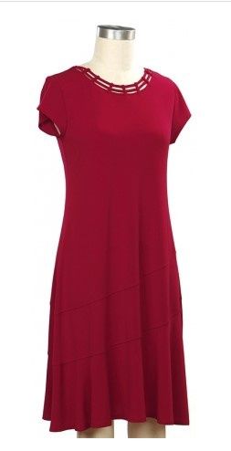 Timeless Hue Solid Knit Dress