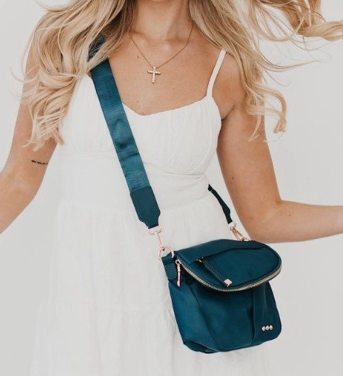 Tilly Crossbody Bag, Color: Teal