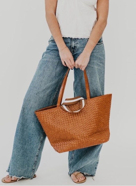 Woven Tiffany Organizer Tote